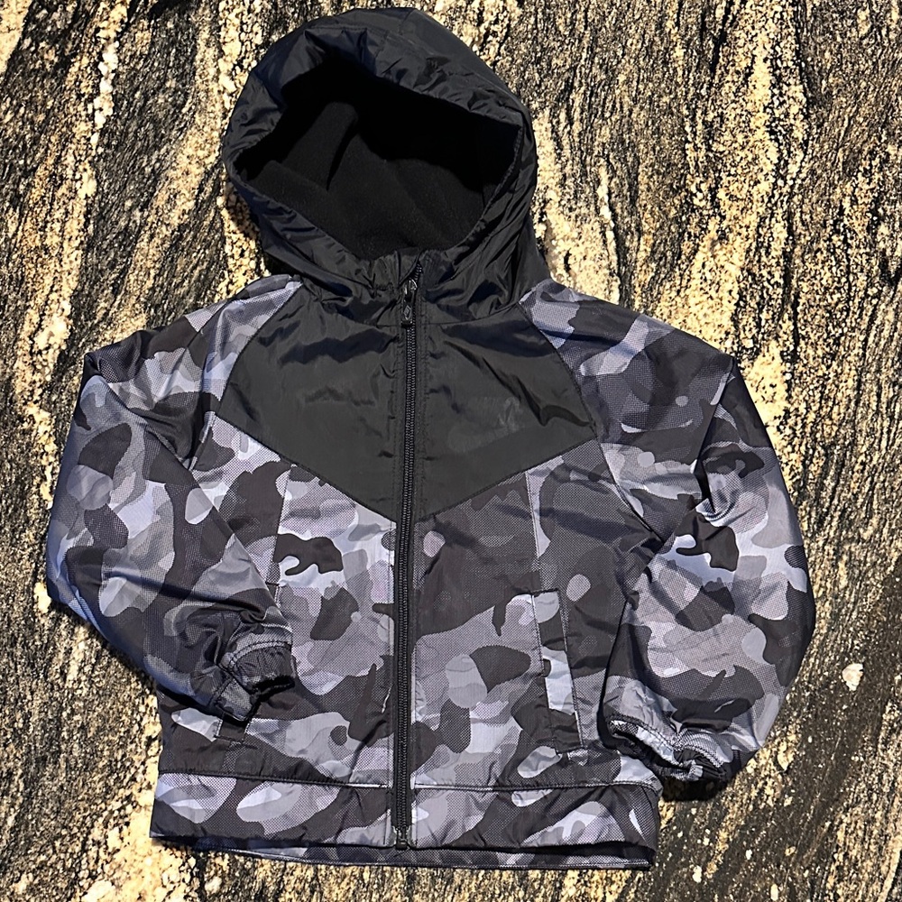 “Nike” Camouflage Hooded Jacket